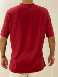 Men T-Shirts - 紅色 - 查看 2