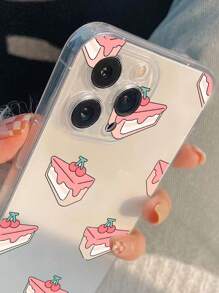1 pieza Funda de teléfono de TPU pintada de forma minimalista compatible con iPhone 15, compatible con iPhone 15 Pro y compatible con iPhone 15 Pro Max, versión internacional, no la versión nacional - Multicolor - Ver 4