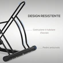 HOMCOM Bike Racks & Holders - Black - View 6