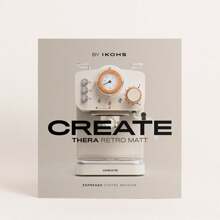 Create 20 Bar Espresso Coffee Maker With Steam Arm - ✅ 24/48h Delivery To Spain (Mainland) - Thera Retro - White - View 7