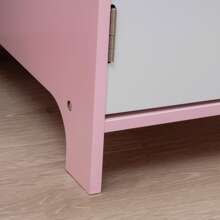 HOMCOM Kids Desk And Chair Set 2 PCs Childrens Table And Chair Set Multi Use Toddler Furniture With Whiteboard, Storage - Pink - View 8