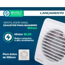 Exaustor Para Banheiro 10cm/15cm Ventisol Grade Anti Insetos - Branco - Visão 4