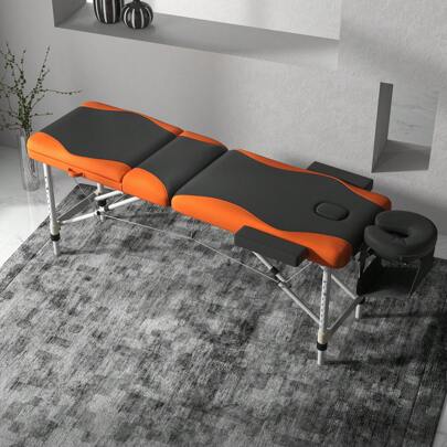 HOMCOM Foldable Massage Table Professional Salon SPA Facial Couch Bed