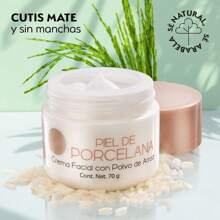 arabela Piel de porcelana crema facial con polvo de arroz 70g - Blanco - Ver 1