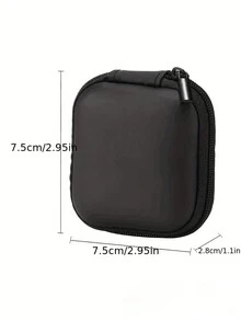 1 Miếng Hình vuông Tai nghe / Cáp dữ liệu / Huy hiệu tiền xu) / Chìa khóa / Tiền Túi bảo quản Với dây kéo Đối với Điện thoại - Màu xanh lam - Xem 5