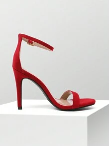 Women Elegant High Heel Sandals Open Toe Ankle Strap High Stiletto Pump Sandals For Party, For Prom, Party, Wedding