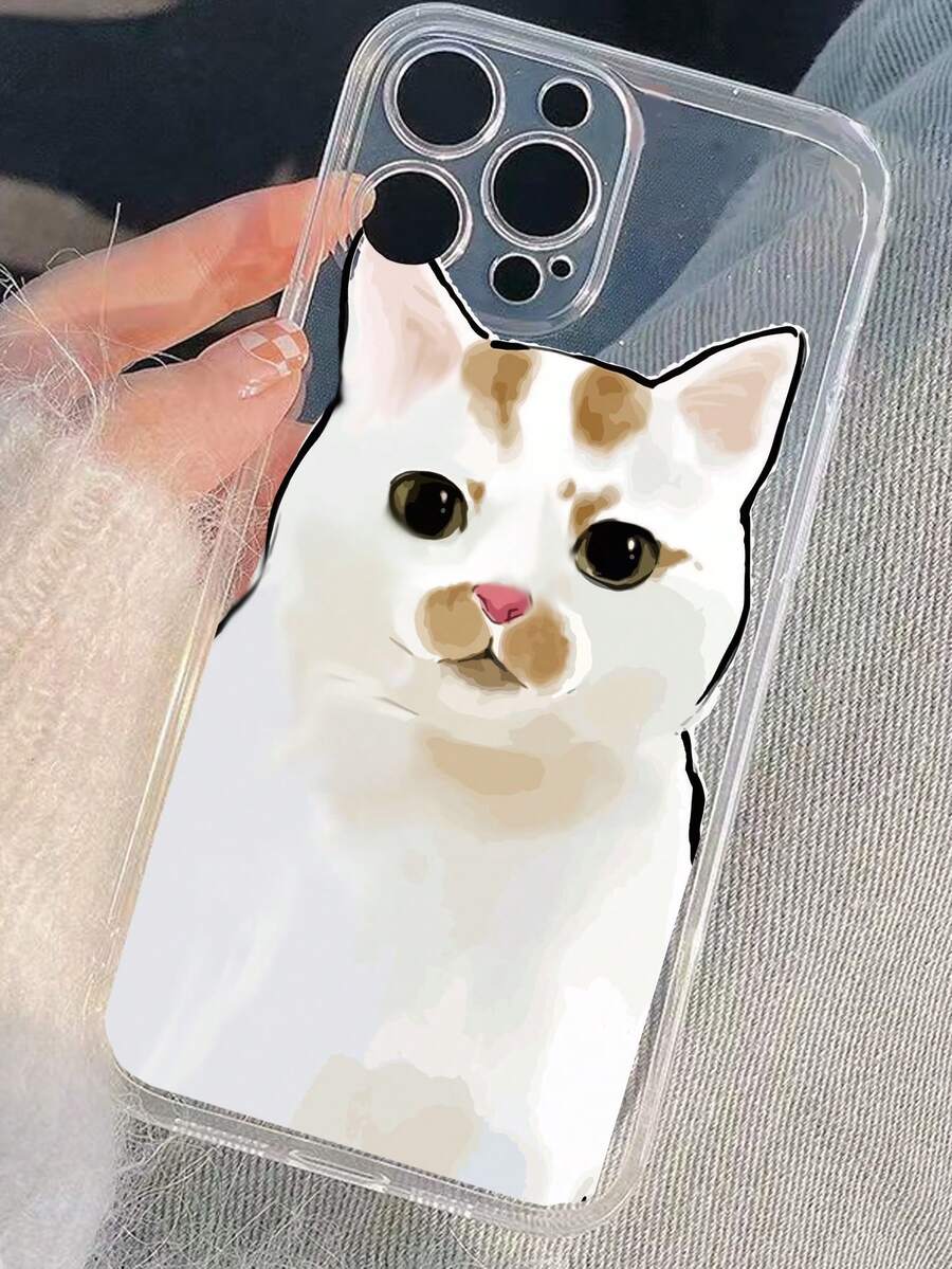 1入組極簡風格彩繪TPU手機殼，適用於iPhone 15、iPhone 15 Pro和iPhone 15 Pro Max - 彩色 - 查看 1