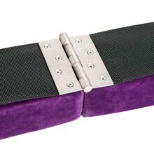 HOMCOM 2.4M 8FT Gymnastics Folding Balance Beam Home Gym Training Exercise Sports - Purple - View 8
