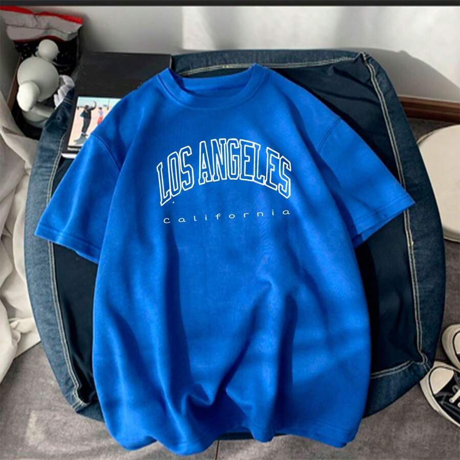 Women T-Shirts - 寶藍色 - 查看 1