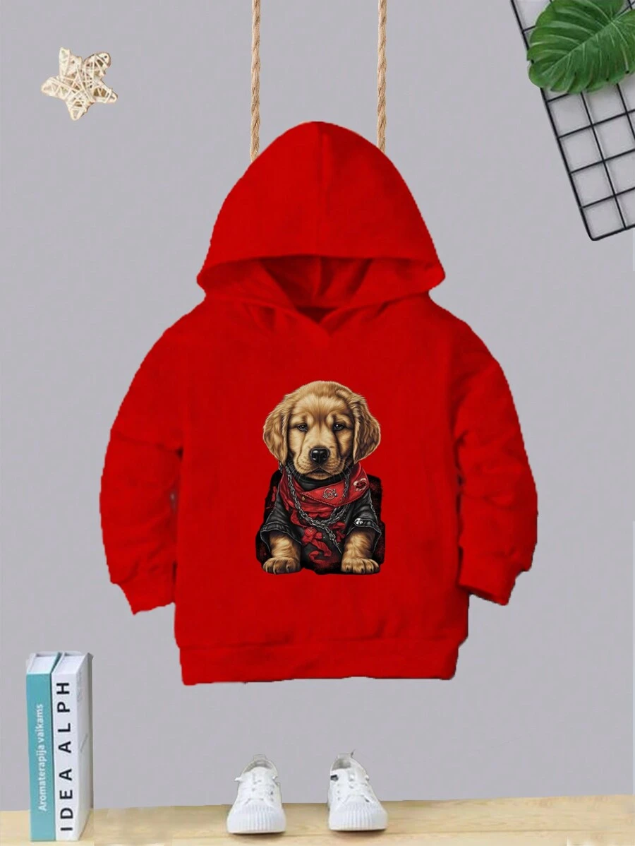 Young Boys Sweatshirts - 紅色 - 查看 1