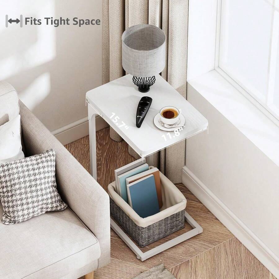 Set Of 2 C Table Side Table Living Room Sets C Shaped Couch Tables