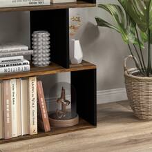 HOMCOM Bookcases - 鏽棕色 - 查看 7