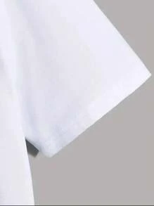 Playera Con Estampado De letras Boston - Blanco - Ver 2