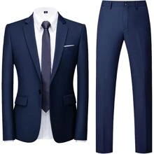 Men Suits - Blue - View 1