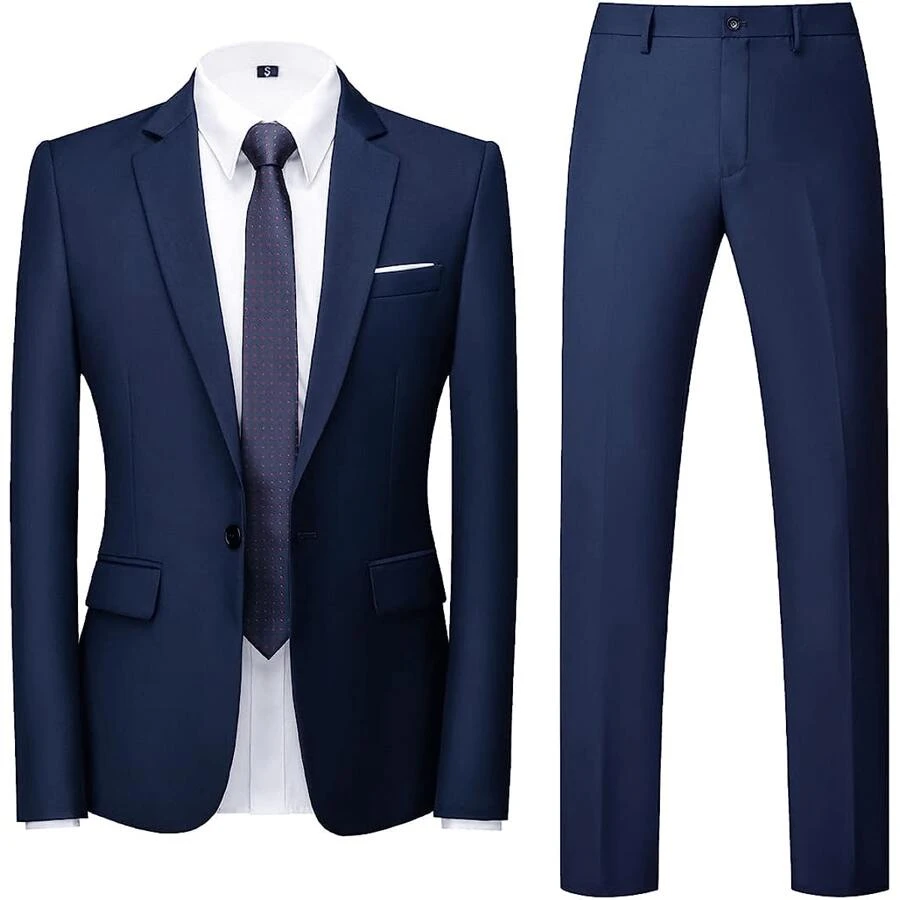 Men Suits - Blue - View 1