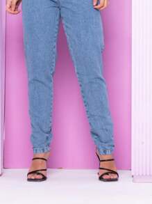 Women Jeans - 彩色 - 查看 5