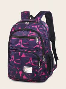 Fashionable School Backpack 3pcs/Set - Multicolor - View 2