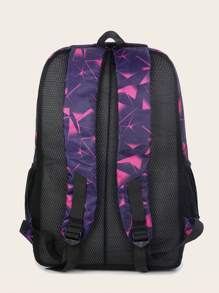 Fashionable School Backpack 3pcs/Set - Multicolor - View 3