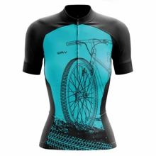 Women Cycling Jersey - Màu xanh lam - Xem 6
