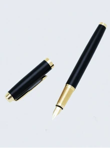 Pluma De Firma Para Negocios/estudiantes, Regalo Para Hombres/mujeres, Regalo De Cumpleaños/año Nuevo, Herramienta De Escritura De Lujo Sabia Y Elegante - gris brillante - Ver 3