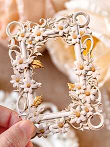 10 Folhas De Papel De Artesanato Em Scrapbooking Perfurado Em 3d Com Moldura De Flores Para Decoração Vintage