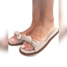 Women Flip-Flops - Màu be - Xem 2
