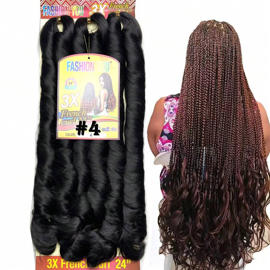 FASHION YOU Synthetic Extensions - Dark Brown - Voir 1