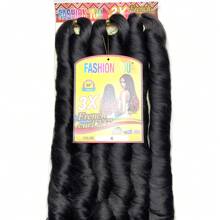 FASHION YOU Synthetic Extensions - Dark Brown - Voir 3