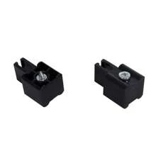 HOMCOM 6.5FT/2000mm Modern Sliding Barn Door Closet Hardware Track Kit Aluminium Track System Unit For Single Wooden Door - Brown - View 6