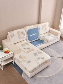 1pc Sofa Cover, Stretchable, Universal Sofa Cushion Dustproof Cover, L-Shaped Sofa Cover For Four Seasons