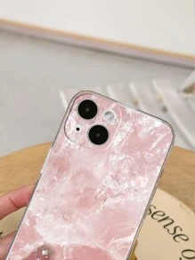 1 Miếng Vẽ bằng tay Màu hồng Hoa văn đá cẩm thạch In Ốp lưng & bao da điện thoại Tương thích với iPhone/Samsung Điện thoại - Nhiều màu - Xem 3