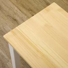 HOMCOM 102 Cm Wood Dining Bench For 2 People, Wooden Bench For Kitchen, Dining Room, Entryway, Natural Wood Effect - Brown - View 5