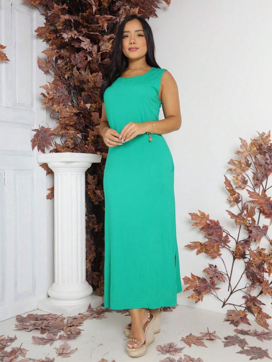 Women Dresses - Green - View 1
