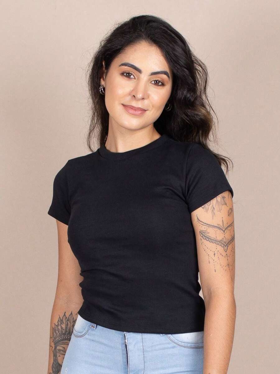 Women T-Shirts - Negro - Ver 1