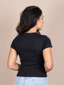 Women T-Shirts - Negro - Ver 2