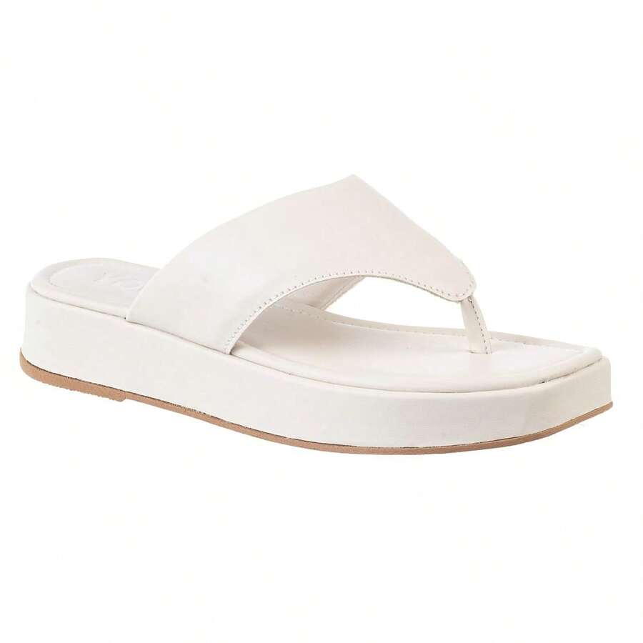 Women Flats - 米色 - 查看 1