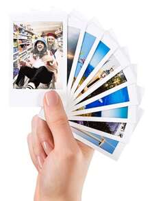 FujiFilm Instant Camera Film Mini Intax Line 8-9-10-11-12 Kit With 20 Photos 54 X 86 Mm - trắng - Xem 4