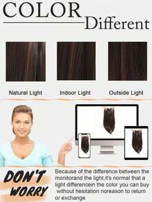 7*7英寸大小的假髮,用大基底覆蓋薄髮或掉髮部位,限女性使用,短髮假髮搭配呈現塗染效果的棕色頭髮。 - 查看 6