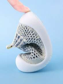 1pair Unisex Toddler Soft Non-Slip Mesh Breathable Walking Shoes For Summer