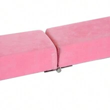 HOMCOM 2.4M 8FT Gymnastics Folding Balance Beam Home Gym Training Exercise Sports - Pink - View 7