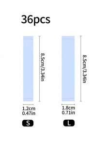 36pcs Anti-Slip Double Sided Adhesive Tape For Clothes - L - View 7