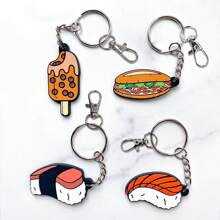 50pcs Silver Rotatable Keychain, Metal Key Ring With Hook, For Diy Keychain Making Casual Car Accessories Bag Charm School Cute Goth Y2k