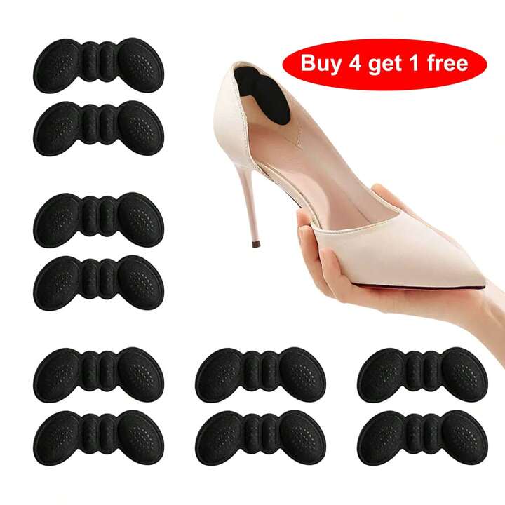 5pairs Anti Slip Butterfly Design Heel Stickers Buy 4 Get 1 Free Adhesive Trim To Fit Thickened Shoe Inserts For High Heels SHEIN