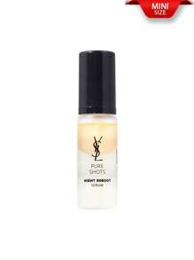 Yves Saint Laurent 【迷你装】PURE SHOTS 夜间焕肤精华液 7ml - 夜间平滑肌肤，改善肤质。温和去角质，细致毛孔，深层补水。适合所有肤质。轻盈配方：快速吸收，清爽不油腻。有助于淡化细纹和皱纹。【随机包装（2种款式）】 - 7ml - 查看 9