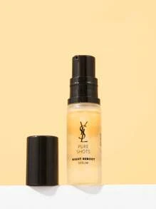 Yves Saint Laurent 【迷你装】PURE SHOTS 夜间焕肤精华液 7ml - 夜间平滑肌肤，改善肤质。温和去角质，细致毛孔，深层补水。适合所有肤质。轻盈配方：快速吸收，清爽不油腻。有助于淡化细纹和皱纹。【随机包装（2种款式）】 - 7ml - 查看 5