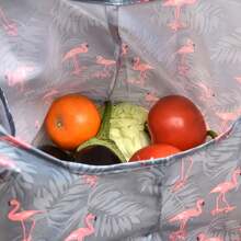 4 CÁI/2 CÁI/1 CÁI Kích thước lớn Sành điệu Thiết kế Chim hồng hạc Mãnh liệt Cầm tay Có thể tái sử dụng Oxford Túi mua sắm Đối với Siêu thị , Gấp lại - Nhiều màu - Xem 5