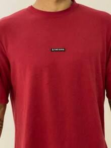 Men T-Shirts - 紅色 - 查看 3