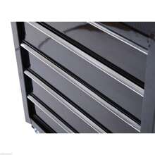 HOMCOM Steel 5-Drawer Tool Storage Cabinet Lockable With Wheels Handle 2 Keys Garage Equipment Trolley Home Work DIY Workshop Chest - Black - View 6