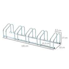 HOMCOM Bike Racks & Holders - Silver - View 7
