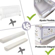 Bed Rail Brand Safety Railing Children Protector - Blue - View 7